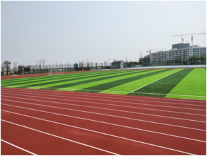 溫州二職塑膠跑道及草坪